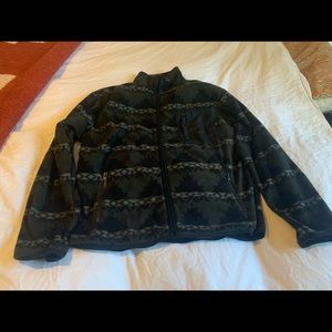 Green and Black Aztec Jacket